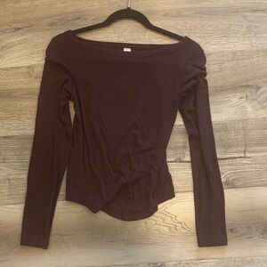 LULULEMON HOLD TIGHT boat neck long sleeve